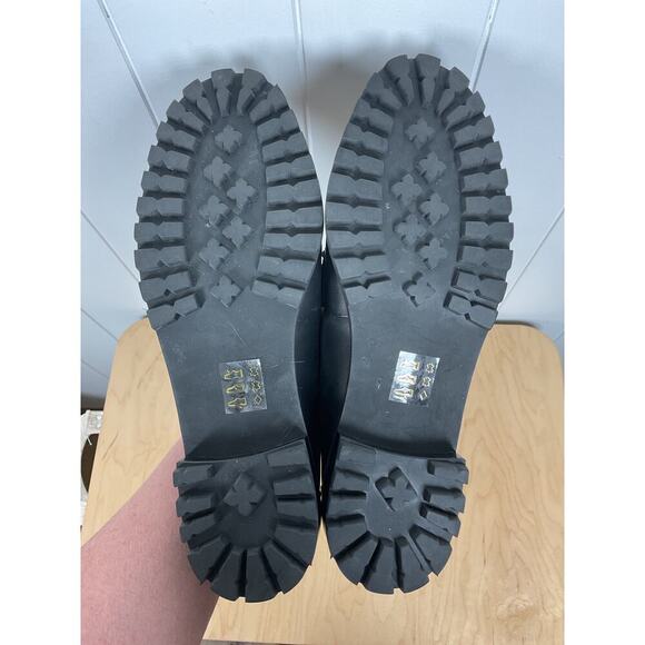 Madewell The Corinne Lugsole Loafer Womens Black Preppy Acedamia Size 10 - Picture 7 of 8